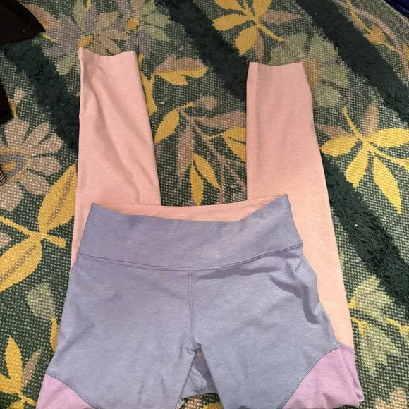 Outdoor Voices block leggings blue purple Small - Picture 3 of 5